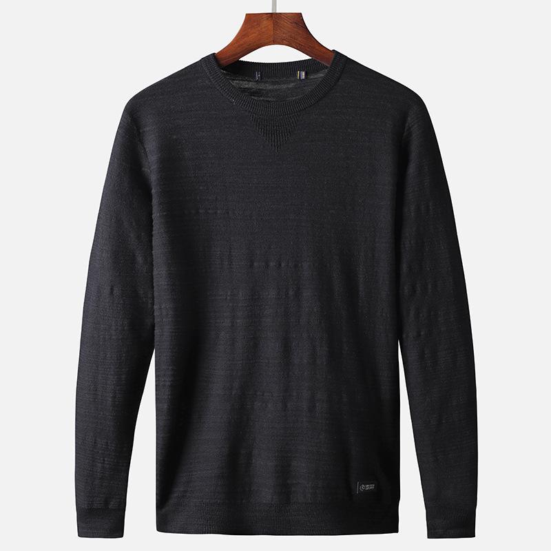 Men' Sweaters Autumn And Winter Fashion Solid Color Jacquard Round Neck Long Sleeve Knitted Sweater Men' Casual Slim Bottoming TopMen, Black
Men' Sweaters Autumn And Winter Fashion Solid Color Jacquard Round Neck Long Sleeve Knitted Sweater Men' Casual Slim Bottoming TopMen, Black