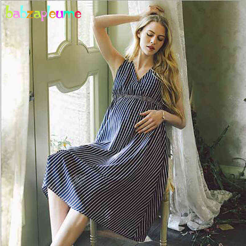 Summer Maternity Sexy Dress Pregnancy Clothes Photography Fashion Stripe Loose Plus Size Pregnant Dresses Women Clothing BC1476 G220418
Summer Maternity Sexy Dress Pregnancy Clothes Photography Fashion Stripe Loose Plus Size Pregnant Dresses Women Clothing BC1476 G220418