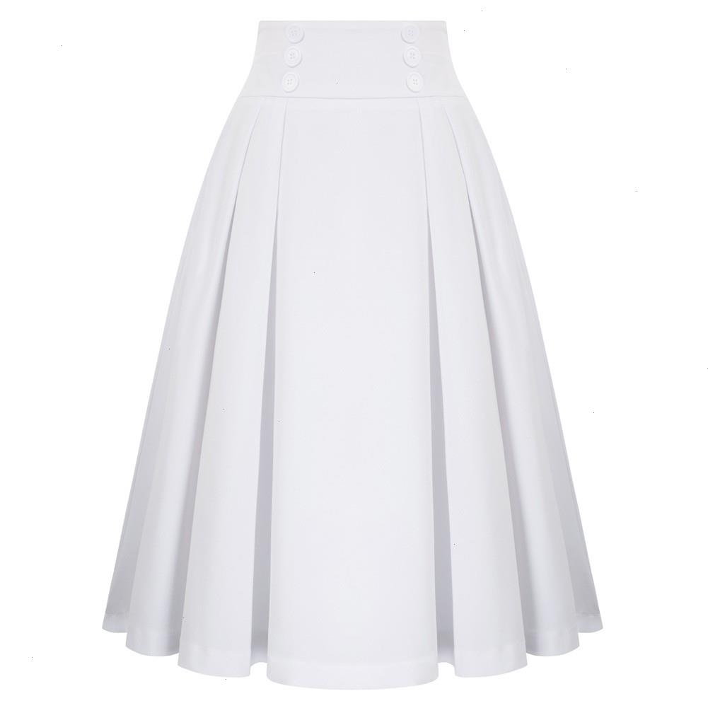Women Vintage Skirt High Waist Buttons Decorated Flared A-line White Knee Length School Youth Girl Lady Pleated Skirts
Women Vintage Skirt High Waist Buttons Decorated Flared A-line White Knee Length School Youth Girl Lady Pleated Skirts