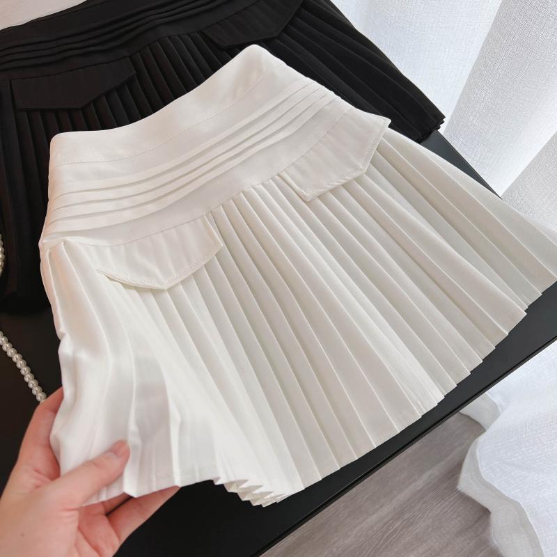 Skirts Women' Skirt 2022 Summer High Waist Black / White Pleated Mini A-line Korean Fashion Preppy Style
Skirts Women' Skirt 2022 Summer High Waist Black / White Pleated Mini A-line Korean Fashion Preppy Style