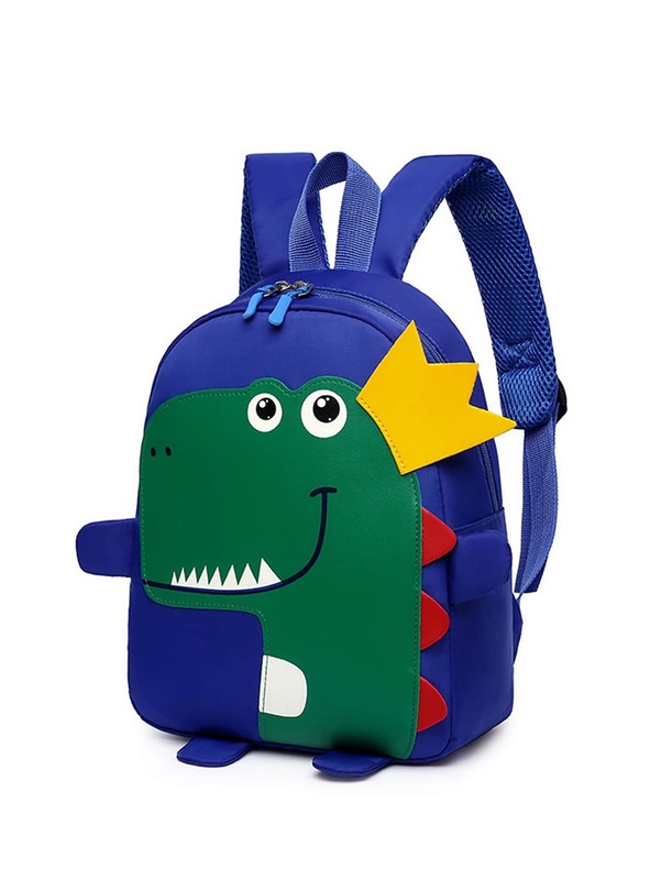 Boys Cartoon Dinosaur Appliques Backpack SHE