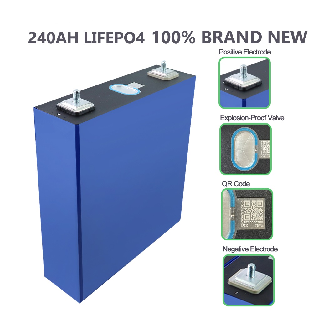 Grade A Prismatic 240Ah lifepo4 battery cell DIY 12V 24V 48V batteries pack 3.2V 230AH Lithium Iron Phosphate solar RV Home ESS