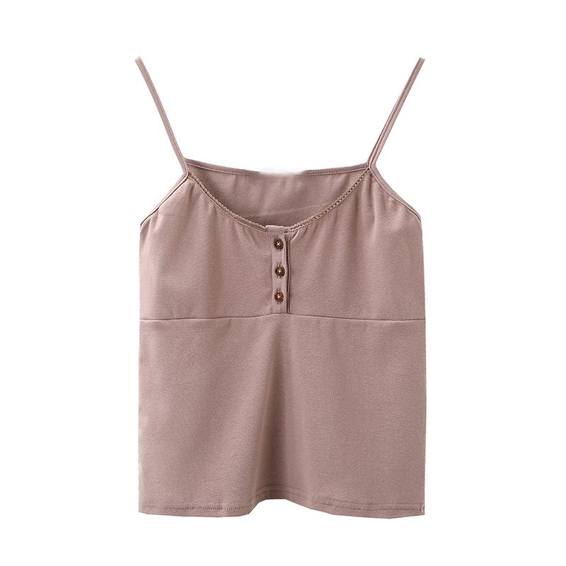 Women's Tanks & Camis PUWD Slim Girls Soft Cotton Short 2022 Summer Fashion Ladies Bomb Button Tops Vintage Women Chic Top Lace Cute, As the picture
Women's Tanks & Camis PUWD Slim Girls Soft Cotton Short 2022 Summer Fashion Ladies Bomb Button Tops Vintage Women Chic Top Lace Cute, As the picture
