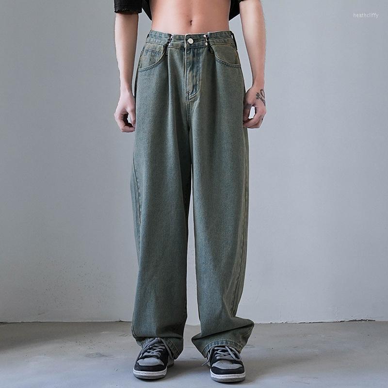 Men's Jeans Colors Baggy Men Fashion Retro Casual Wide Leg Mens Streetwear Korean Loose Hip Hop Straight Denim Pants -2XLMen's Heat22, Black
Men's Jeans Colors Baggy Men Fashion Retro Casual Wide Leg Mens Streetwear Korean Loose Hip Hop Straight Denim Pants -2XLMen's Heat22, Black