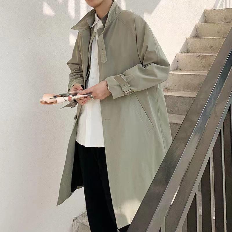 Men's Trench Coats Men's Mid-long Bomer Jackets Korean Style Fashion Trend Outerwear Loose Collar Green/black WindbreakerMen's Viol22
Men's Trench Coats Men's Mid-long Bomer Jackets Korean Style Fashion Trend Outerwear Loose Collar Green/black WindbreakerMen's Viol22