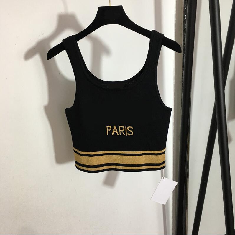 Fashion Letters Jacquard Vests Tanks Women Knit Designer Vest Black White Sling Tops Camis Luxury Soft Touch Female Tops
Fashion Letters Jacquard Vests Tanks Women Knit Designer Vest Black White Sling Tops Camis Luxury Soft Touch Female Tops