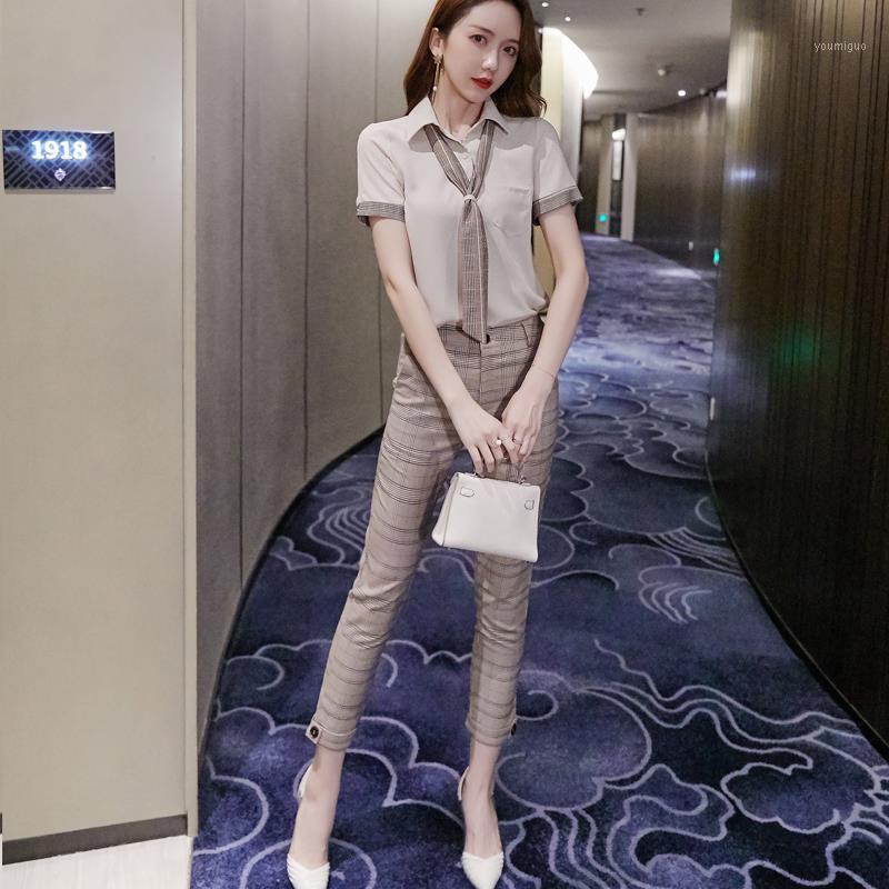 Women' Blouses & Shirts Summer 2022 Korean Set Fashion Show Thin Chiffon Short Sleeve Shirt + Capris Temperament Two Piece, Picture color
Women' Blouses & Shirts Summer 2022 Korean Set Fashion Show Thin Chiffon Short Sleeve Shirt + Capris Temperament Two Piece, Picture color