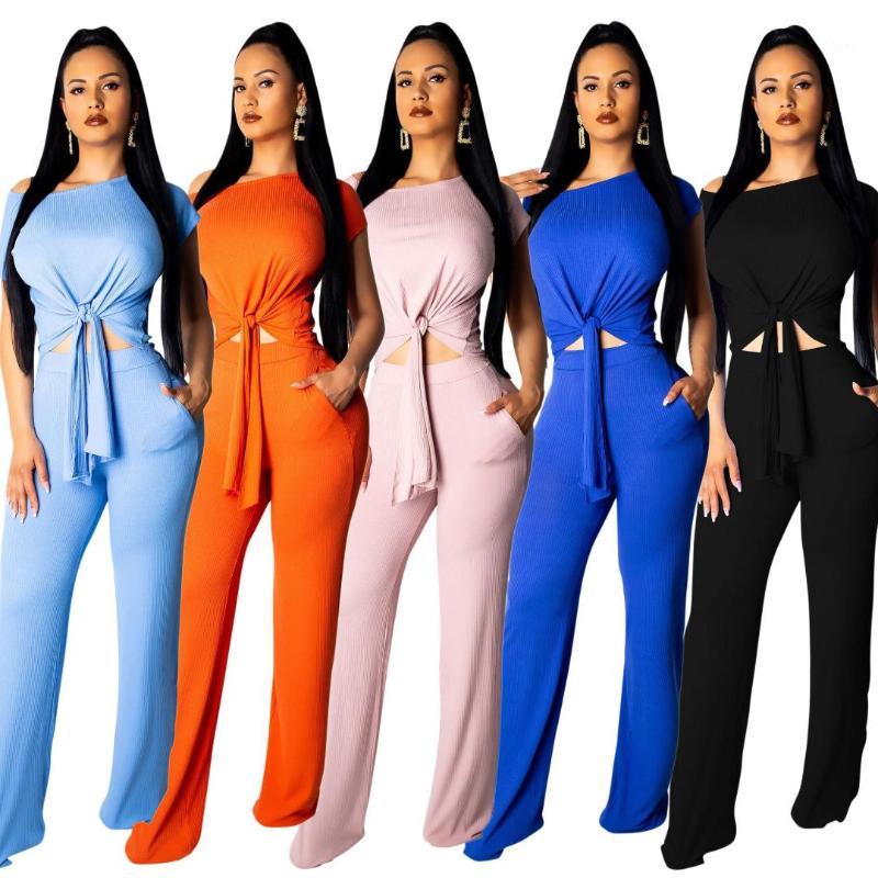 Women 2 Piece Outfits Casual Bow Tie Tops+Wide Leg Pants Sexy Nightclub Women' Suit Clothes Matching Sets 2022, Orange
Women 2 Piece Outfits Casual Bow Tie Tops+Wide Leg Pants Sexy Nightclub Women' Suit Clothes Matching Sets 2022, Orange