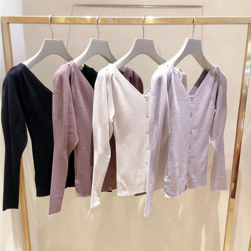 Women's Knits & Tees IYunDo Solid Cardigans Ladies Tops 2Way Elegant Knitwears Puff Sleeves Sweet V-Neck Sweater Korean Fashion Knitted Wome, Black
Women's Knits & Tees IYunDo Solid Cardigans Ladies Tops 2Way Elegant Knitwears Puff Sleeves Sweet V-Neck Sweater Korean Fashion Knitted Wome, Black