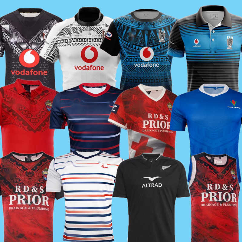 2022 2023 All Super Rugby Jerseys #Black jersey 22 23 New Fiji Tonga USA Samoa Zealand White blue jersey shirt S-5XL