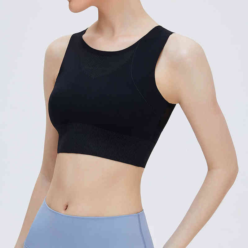 Round Neck Bra Top Ladies Sports Wear Gym Suit Women Yoga Clothes Training Fitness Tops Running Wears S22132 T220725, Black
Round Neck Bra Top Ladies Sports Wear Gym Suit Women Yoga Clothes Training Fitness Tops Running Wears S22132 T220725, Black
