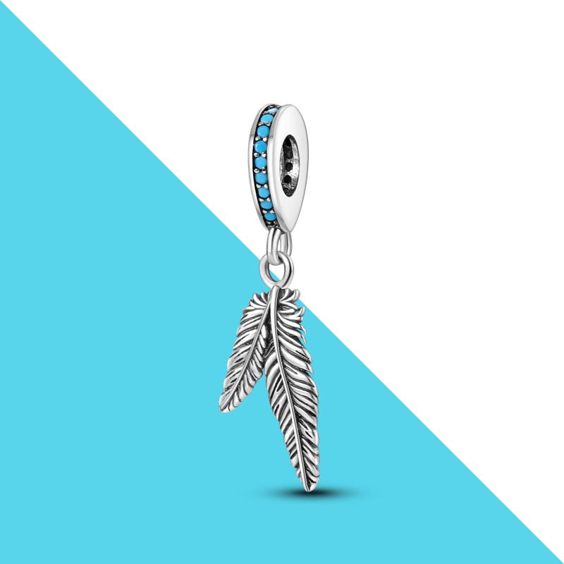 Charms Feather Dangle Silver Color Fit Original Charm Bracelet Diy Support Drop Wholesale Women Jewelry GiftCharms
Charms Feather Dangle Silver Color Fit Original Charm Bracelet Diy Support Drop Wholesale Women Jewelry GiftCharms