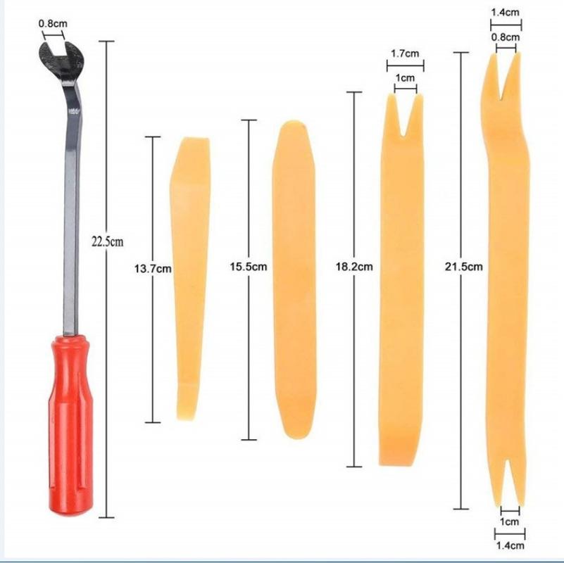 Professional Hand Tool Sets Auto Door Clip Panel Trim Removal Kits Navigation Disassembly Seesaw Car Interior Plastic Conversion ToolProfess
Professional Hand Tool Sets Auto Door Clip Panel Trim Removal Kits Navigation Disassembly Seesaw Car Interior Plastic Conversion ToolProfess