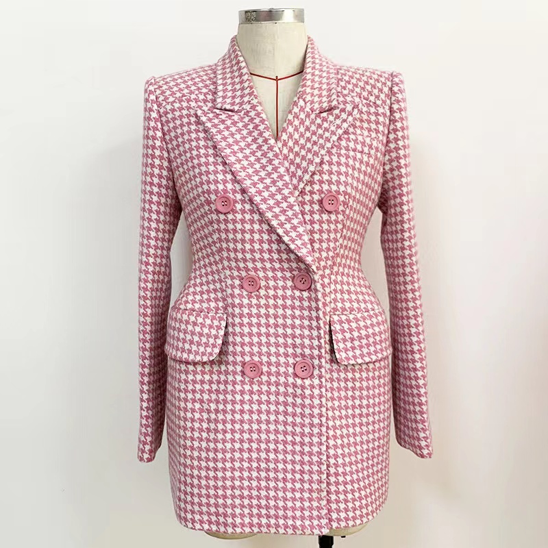 B097 Womens Suits & Blazers Tide Brand High-Quality Retro Fashion designer plaid coat Series Suit Jacket Lion Double-Breasted Slim Plus Size Women's Clothing, Pink
B097 Womens Suits & Blazers Tide Brand High-Quality Retro Fashion designer plaid coat Series Suit Jacket Lion Double-Breasted Slim Plus Size Women's Clothing, Pink