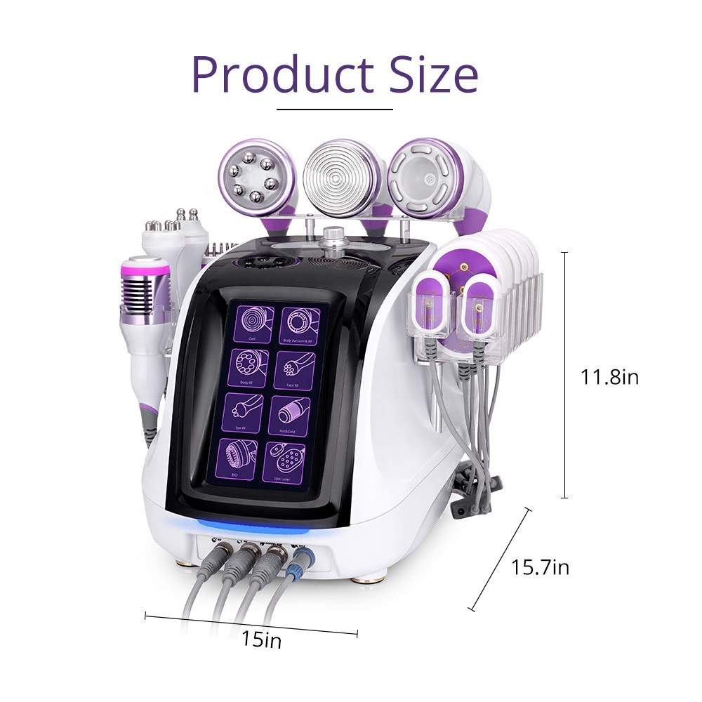Newest 8 In1Ultrasonic Cavitation RF Vacuum Body Shape Machine cavitation slimming equipment