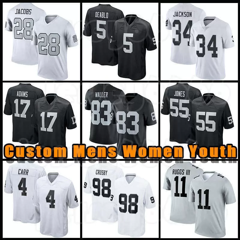 17 Davante Adams Maxx Crosby Josh Jacobs Football Jersey Darren Waller Hunter Renfrow Derek Carr Chandler Jones Howie Long Raiders''Johna JU, Custom men (tuxizhe)
17 Davante Adams Maxx Crosby Josh Jacobs Football Jersey Darren Waller Hunter Renfrow Derek Carr Chandler Jones Howie Long Raiders''Johna JU, Custom men (tuxizhe)