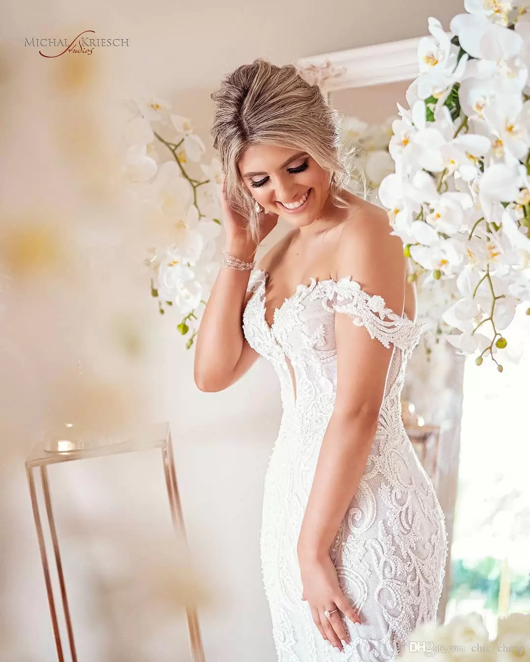 Arabic Aso Ebi Plus Size Luxurious Lace Beaded Wedding Dresses Mermaid Sexy Bridal Dresses Vintage Wedding Gowns