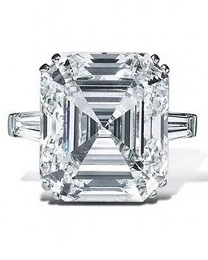 Cluster Rings Original 925 Silver Square Ring Asscher Cut Created Moissanite Wedding Engagement Cocktail Women Topaz Finger Fine JewelryClus