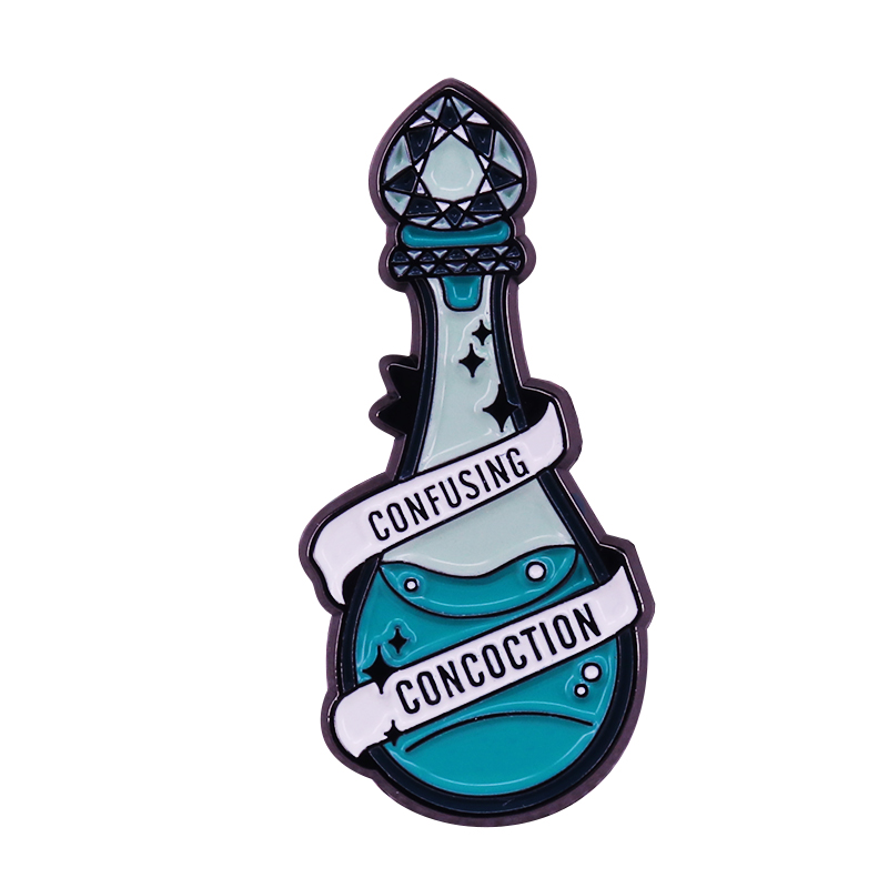 Confusing Concoction Enamel Pin Based off Potions Where the wizard is desirous of producing hot-headedness and recklessnes, As picture
Confusing Concoction Enamel Pin Based off Potions Where the wizard is desirous of producing hot-headedness and recklessnes, As picture