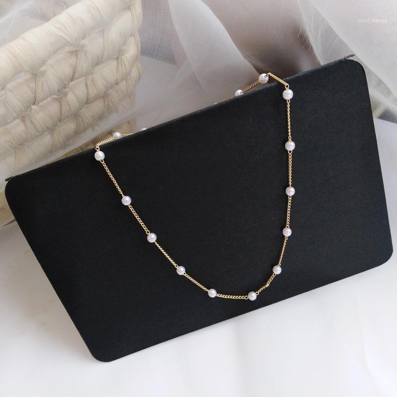 Chains 2022 Exquisite Women Necklaces Simple All-match Pearl Clavicle Chain Necklace Glamour Fashion Wedding Party Jewelry
Chains 2022 Exquisite Women Necklaces Simple All-match Pearl Clavicle Chain Necklace Glamour Fashion Wedding Party Jewelry