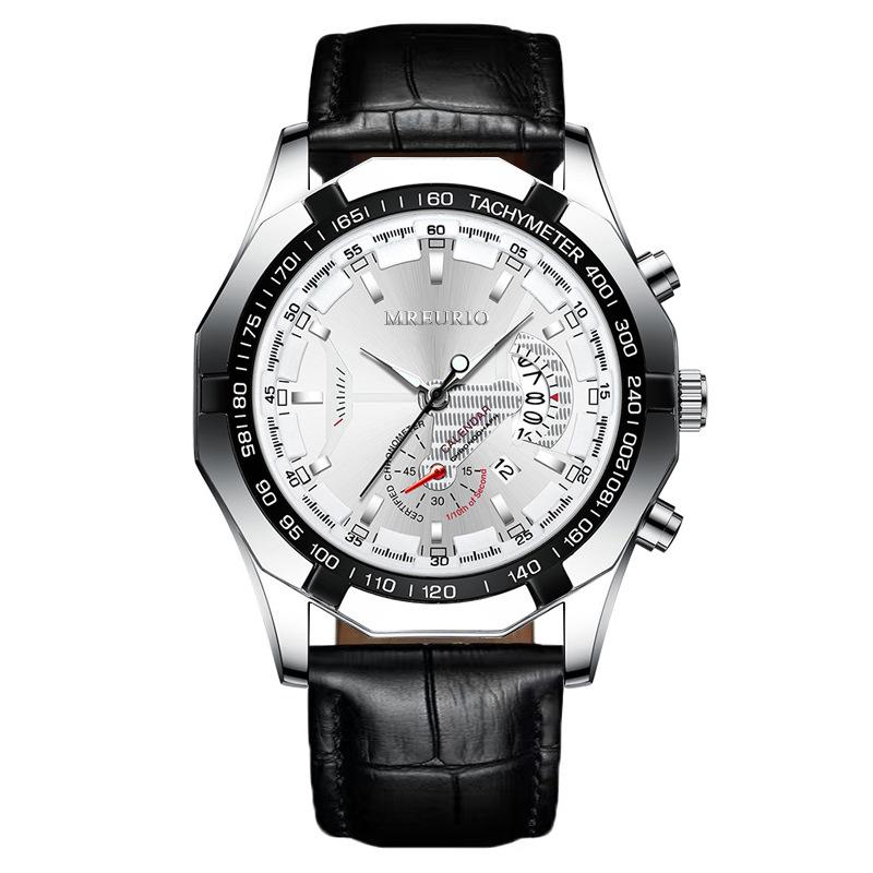 Wristwatches Fashion Round Quartz Sport Dial Casual Wrist Watches Leather Strap Fashionable Clock Waterproof Wristwatch For Men, Black
Wristwatches Fashion Round Quartz Sport Dial Casual Wrist Watches Leather Strap Fashionable Clock Waterproof Wristwatch For Men, Black
