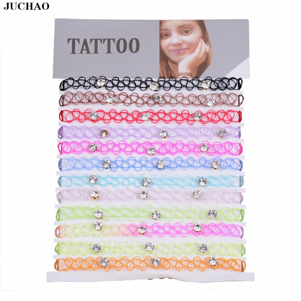 Collares Vintage Stretch Tattoo Choker Necklaces For Women Girl Charm Gothic Crystal Necklace Female Wedding
Collares Vintage Stretch Tattoo Choker Necklaces For Women Girl Charm Gothic Crystal Necklace Female Wedding