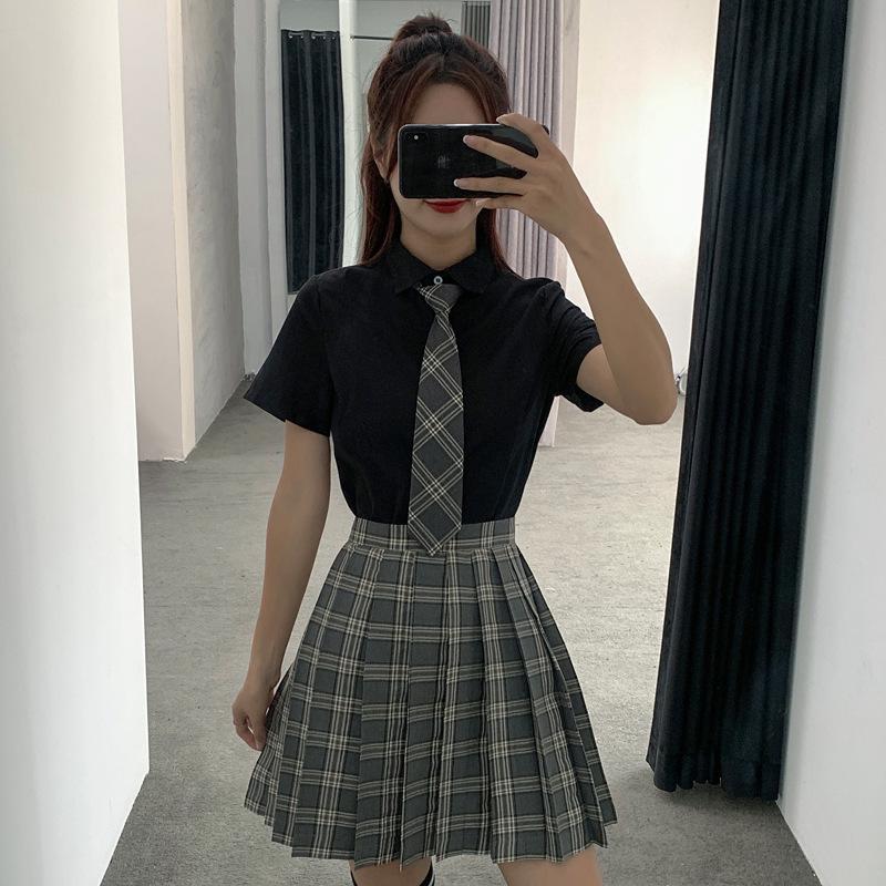 Clothing Sets Summer Girls JK Uniform Student College Pleated Skirt Shirt Socks Japanese School Uniforms For Girl Short Sleeve C48K106Clothi, As pic
Clothing Sets Summer Girls JK Uniform Student College Pleated Skirt Shirt Socks Japanese School Uniforms For Girl Short Sleeve C48K106Clothi, As pic