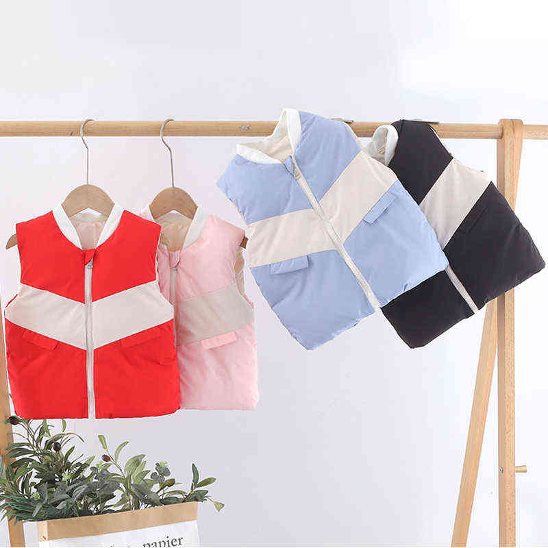 New Autumn Baby Boys Girls Warm Vest Fashion Children Thicker Vest Outrunner Sleeveless Down Cotton Jackets For Kids 1-6 Year J220718, Pink
New Autumn Baby Boys Girls Warm Vest Fashion Children Thicker Vest Outrunner Sleeveless Down Cotton Jackets For Kids 1-6 Year J220718, Pink