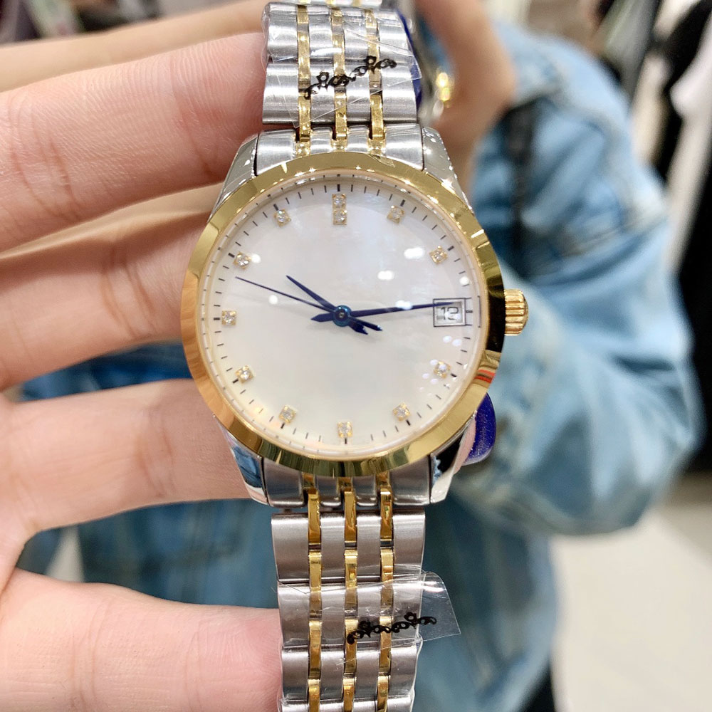 Fully Automatic Ladies Watch 33mm Stainless Steel Strap High Quality Watches Band Calendar WristWatch Gift for Women, Color 9
Fully Automatic Ladies Watch 33mm Stainless Steel Strap High Quality Watches Band Calendar WristWatch Gift for Women, Color 9