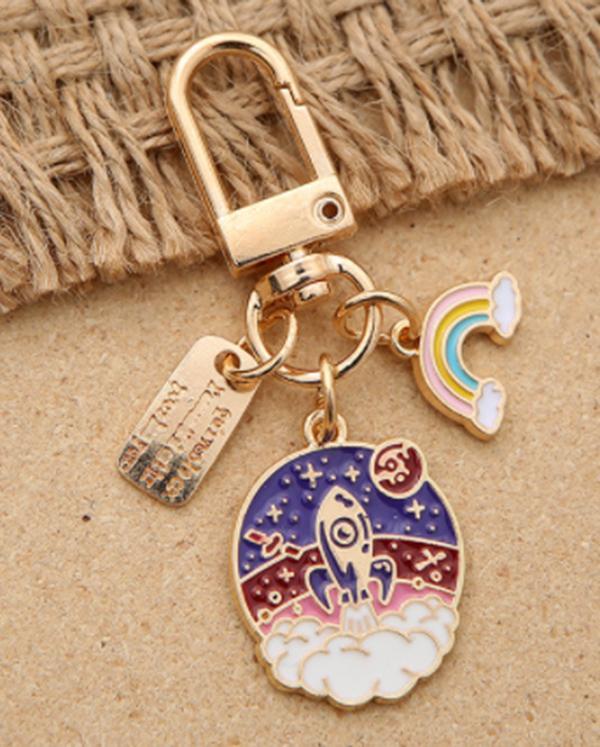 Party Favor Keychain Headphone Protective Case Cover Ornament Pendant FY3855