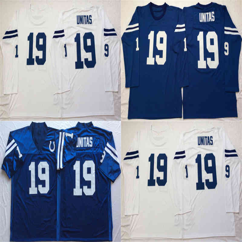Rare 19 Johnny Unitas Jersey White Blue High Quality Jerseys College Retro Football Jerseys Stitched Mens, White #19
Rare 19 Johnny Unitas Jersey White Blue High Quality Jerseys College Retro Football Jerseys Stitched Mens, White #19