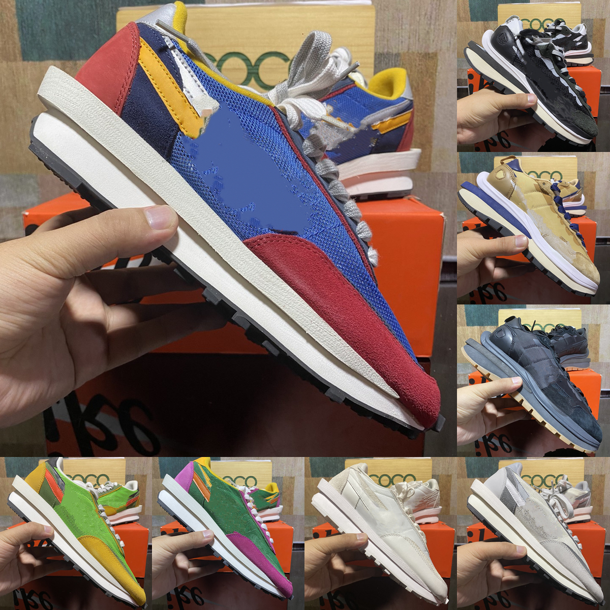 2022 VopoWaffle mens casual shoes pegas fragment LDWaffle Dark Iris ldv Sesame Noir Royal Fuchsia men women trainers sports sneakers, Other
2022 VopoWaffle mens casual shoes pegas fragment LDWaffle Dark Iris ldv Sesame Noir Royal Fuchsia men women trainers sports sneakers, Other