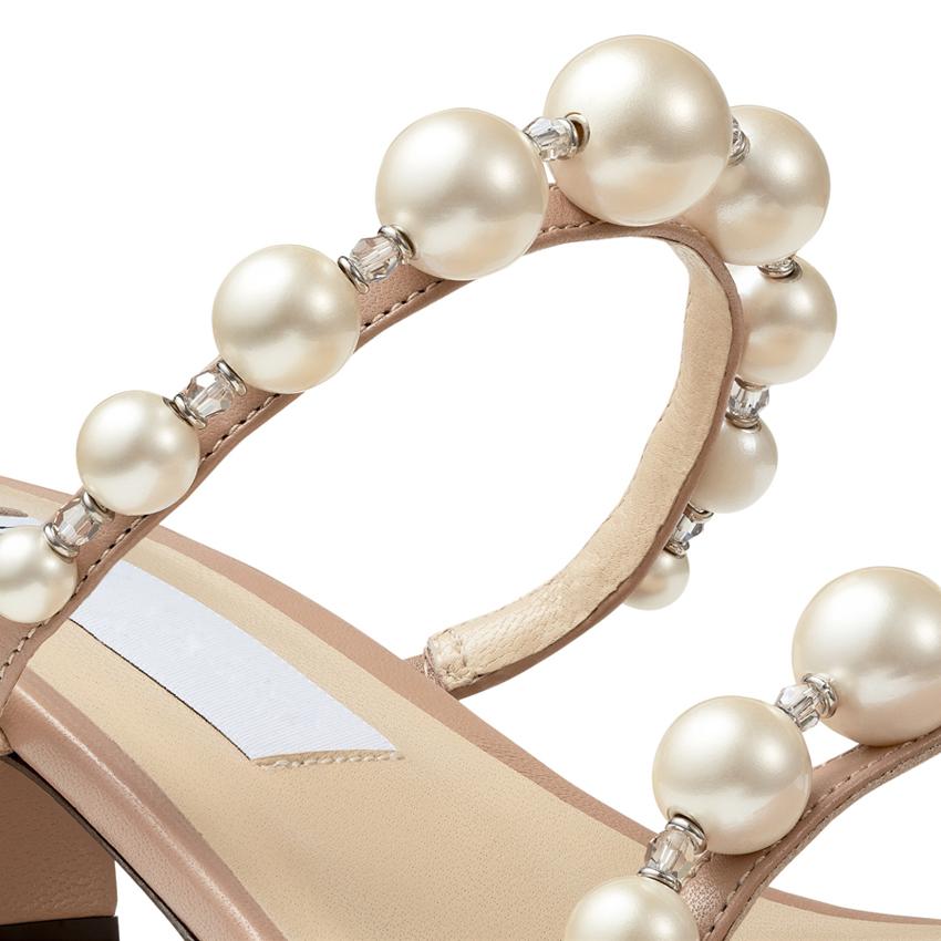 Sandals Luxury Ladies Sandals High Heels Senior London Choo AMARA 45mm Italian Summer Pearl Double Ankle Strap Calfskin Design Fashion Slingback Block cool
Sandals Luxury Ladies Sandals High Heels Senior London Choo AMARA 45mm Italian Summer Pearl Double Ankle Strap Calfskin Design Fashion Slingback Block cool