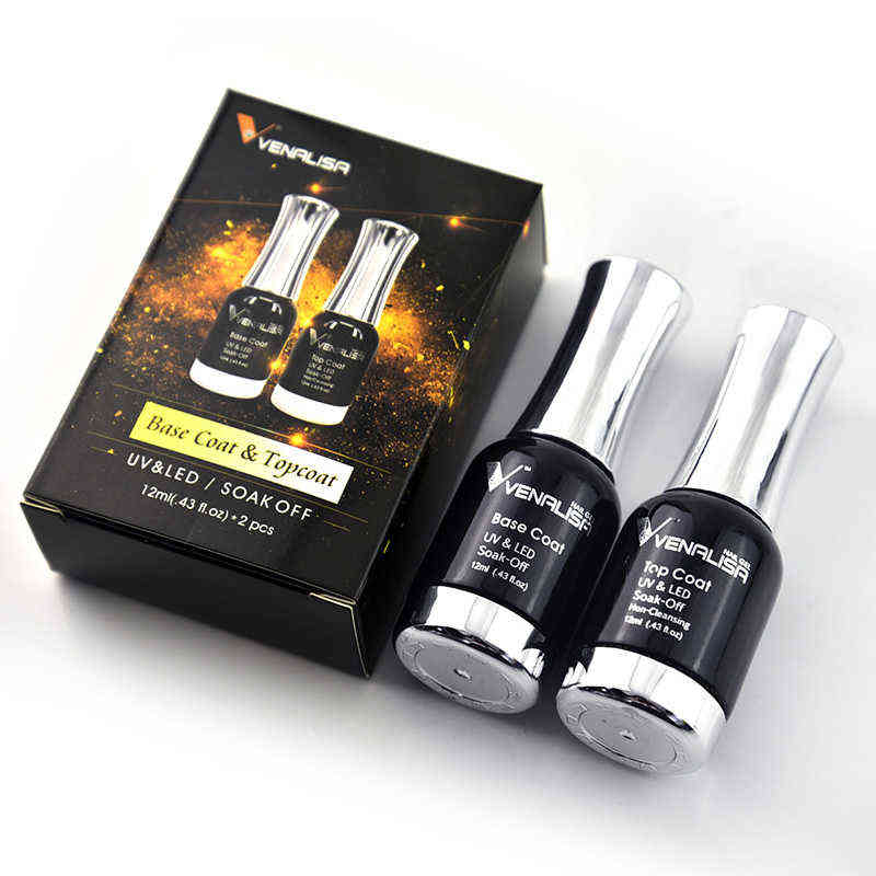 NXY Nail Gel 2pcs Set 12ml No Acid Base Coat Kit Anti Yellowing Wipe Top Long Lasting Art Manicure 0328