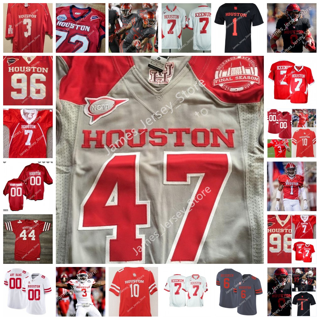 American College Football Wear NCAA Custom UH Houston Cougars Stitched College Football Jersey 56 Latrell Bankston 15 Mark Wilson 35 Jamel Starks 18 Maddox Kopp 29 Ke
American College Football Wear NCAA Custom UH Houston Cougars Stitched College Football Jersey 56 Latrell Bankston 15 Mark Wilson 35 Jamel Starks 18 Maddox Kopp 29 Ke