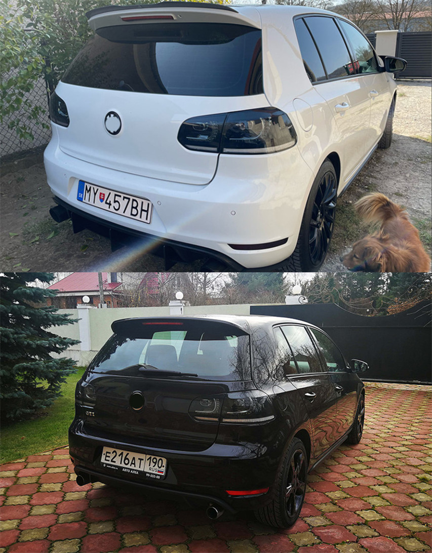 Cars Tail Light For VW Golf 6 Golf6 MK6 R20 2009-2012 Taillights LED DRL Running Lights Fog Lights Dynamic Signal Lamp
