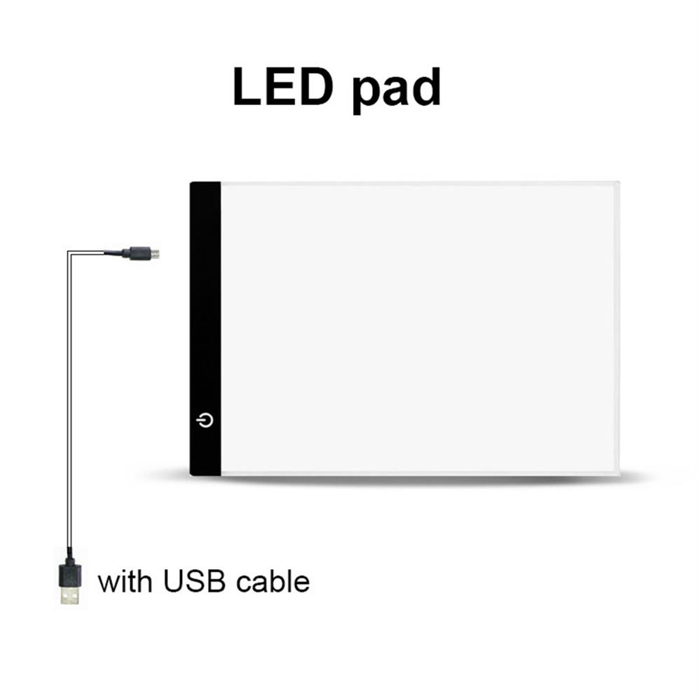 Epacket A4 LED Drawing Tablet Digital Graphics Pad USB LED Light Box Copy Board Electronic Art Graphic Painting Writing Table2686