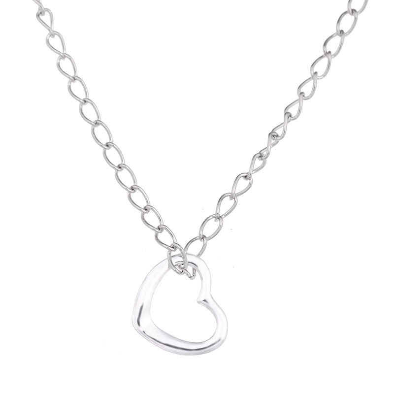 Dogeared Necklace With Gift card I Love You Heart Pendant For women Gold Color Link Fashion Jewelry Gift