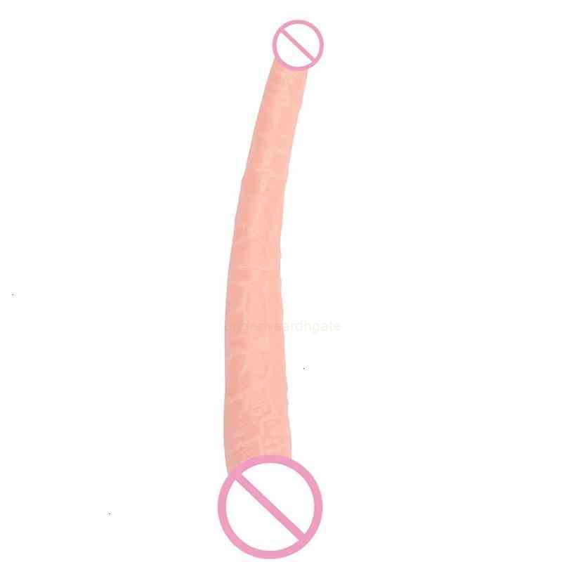 Sex Toys Small Massager Vibrator Double Headed Dragon Imitation True and False Penis Lesbian Malepenis Husband and Wife Fun Products Qyku 5ELV