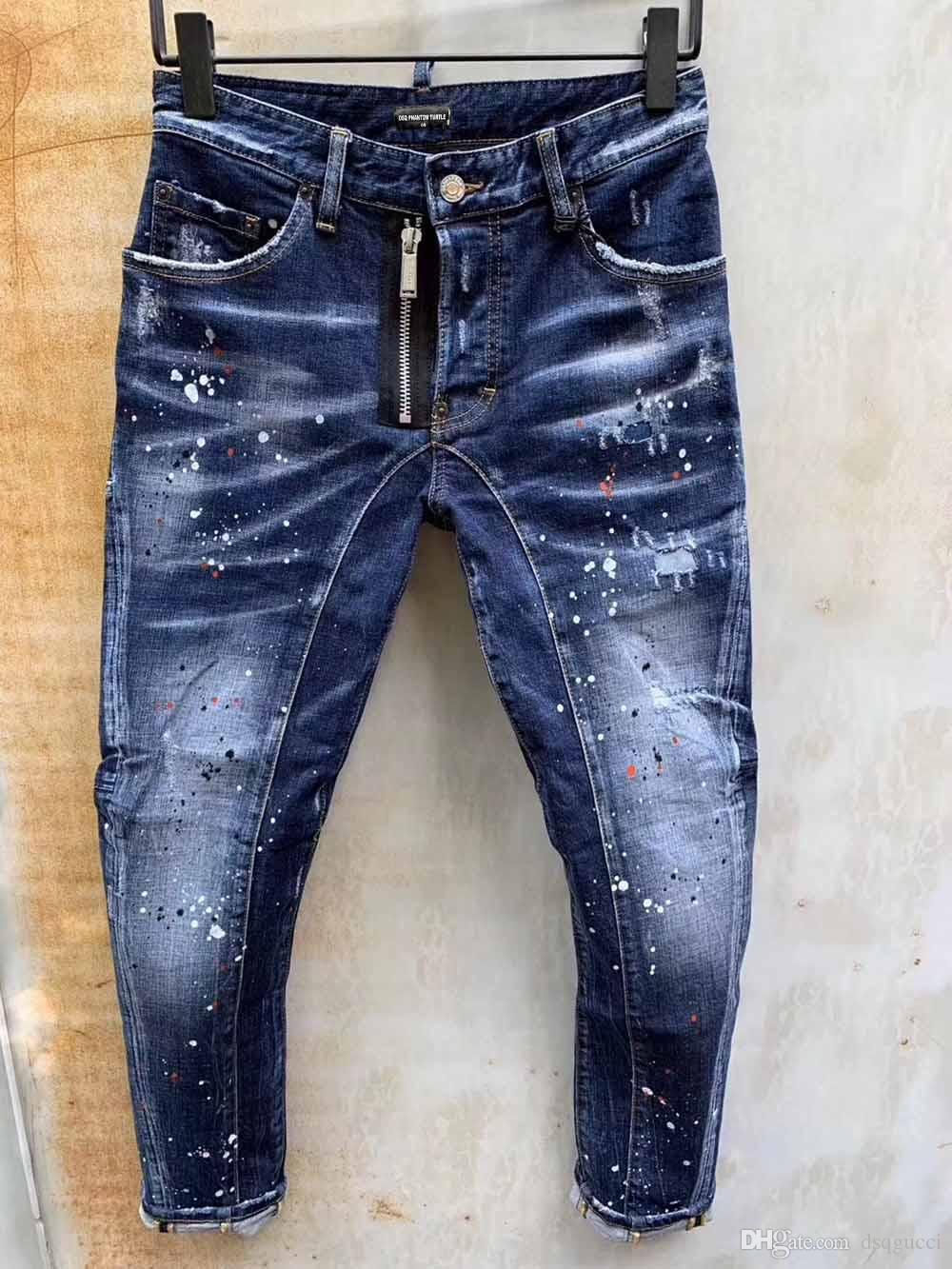 jean DSQ PHANTOM TURTLE Classic Fashion Man Jeans Hip Hop Rock Moto Mens Casual Design Ripped Jeans Distr Dsquare 2 DSQUAREDs DSQ2s DSQs rrG, Blue
jean DSQ PHANTOM TURTLE Classic Fashion Man Jeans Hip Hop Rock Moto Mens Casual Design Ripped Jeans Distr Dsquare 2 DSQUAREDs DSQ2s DSQs rrG, Blue