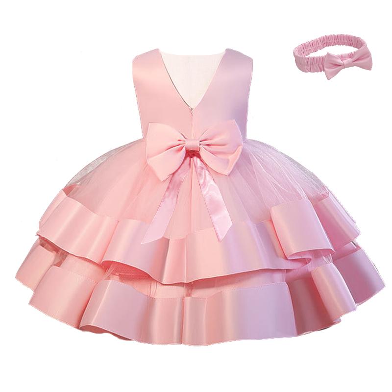 Girl's Dresses Baby Girl Dress Elegant Kids Evening Princess Bow Mesh Cake With Headwear 2 Pieces Birthday Party Flower DressGirl's, Wine red
Girl's Dresses Baby Girl Dress Elegant Kids Evening Princess Bow Mesh Cake With Headwear 2 Pieces Birthday Party Flower DressGirl's, Wine red