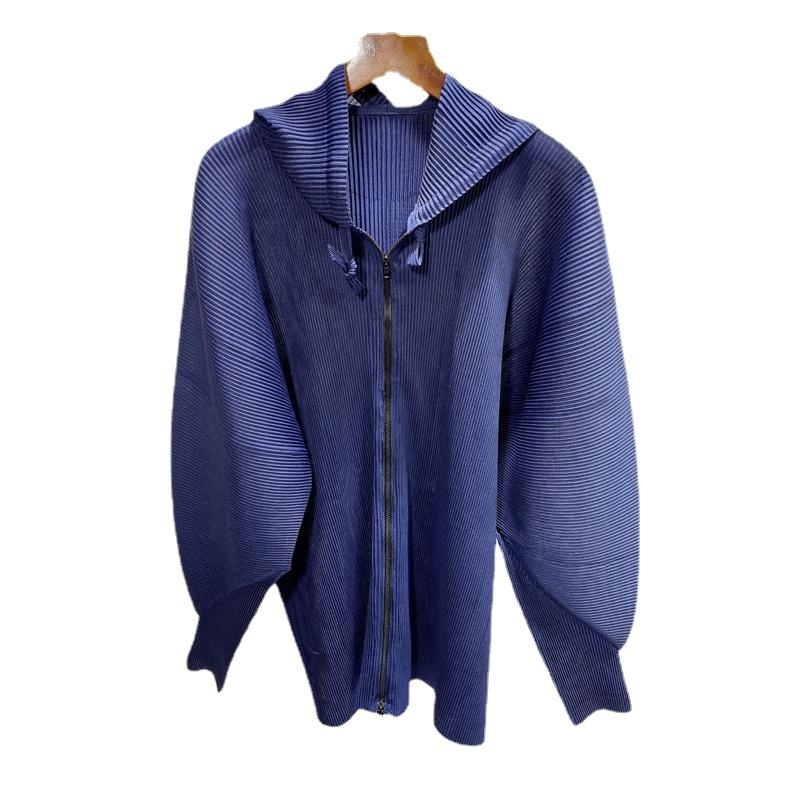 Women's Jackets Spring Men's And Women's Hooded Jacket Miyake Fold Stylish Large Size Loose Thin Solid Color Long Sleeve Wild Zipper
Women's Jackets Spring Men's And Women's Hooded Jacket Miyake Fold Stylish Large Size Loose Thin Solid Color Long Sleeve Wild Zipper