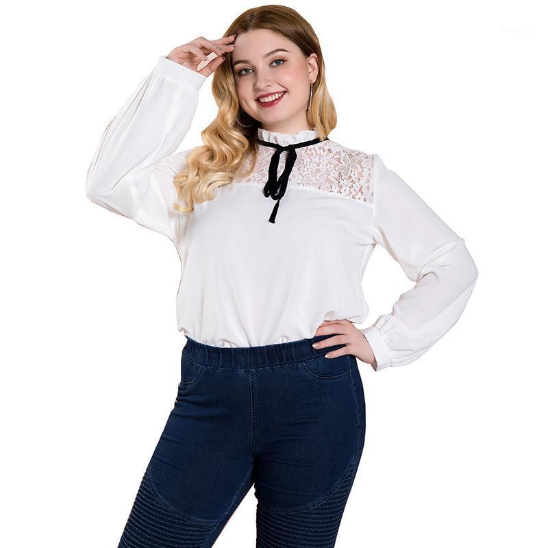 Women's Autumn White Shirt Office Lady Black Bow Plus Size Women Solid Color Long Sleeves Chiffon Blouse Blouses & Shirts
Women's Autumn White Shirt Office Lady Black Bow Plus Size Women Solid Color Long Sleeves Chiffon Blouse Blouses & Shirts