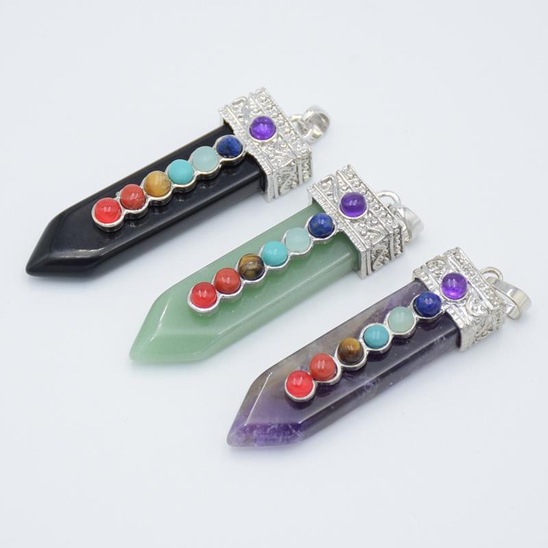 Pendant Necklaces Natural Tiger Eye Round Gem Stone Beads 7 Chakra Necklace Pendants Sword Pendulum Charms Healing Reiki Woman Men Yoga Jewe
Pendant Necklaces Natural Tiger Eye Round Gem Stone Beads 7 Chakra Necklace Pendants Sword Pendulum Charms Healing Reiki Woman Men Yoga Jewe