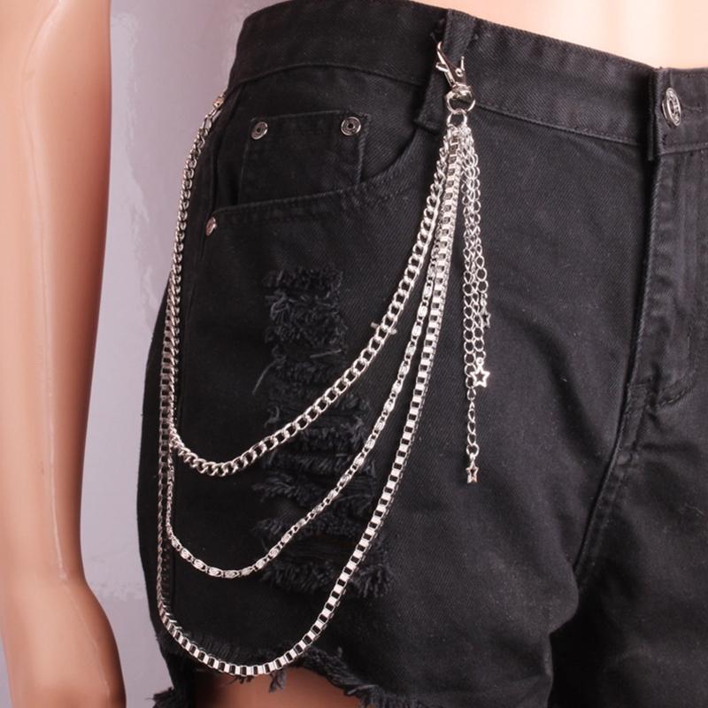 Belts Alloy Pant Chains Women Multi Layer Street Metal Trousers Key Waist Belt For Pants Skirts Punk Hip-hopBelts, Black
Belts Alloy Pant Chains Women Multi Layer Street Metal Trousers Key Waist Belt For Pants Skirts Punk Hip-hopBelts, Black