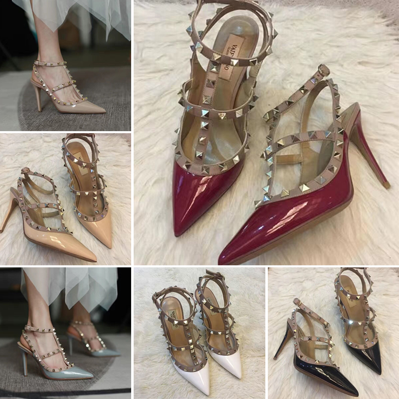 Brand Women Pumps Wedding Shoes High Heels Rivets Sandals 6cm 8cm 10cm Fashion Ankle Straps Sexy Bridal Shoe 34-40, Color 6
Brand Women Pumps Wedding Shoes High Heels Rivets Sandals 6cm 8cm 10cm Fashion Ankle Straps Sexy Bridal Shoe 34-40, Color 6