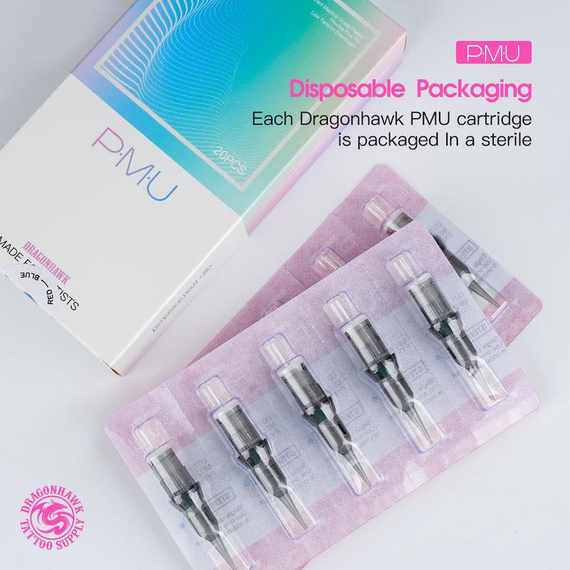Mast 20pcs WMZ 1RL Sterilized Tattoo Cartridge Needles Supply Permanent Makeup PMU Round Liner 0.16/0.18/0.2/0.25/0.3/0.4/0.5mm 220726