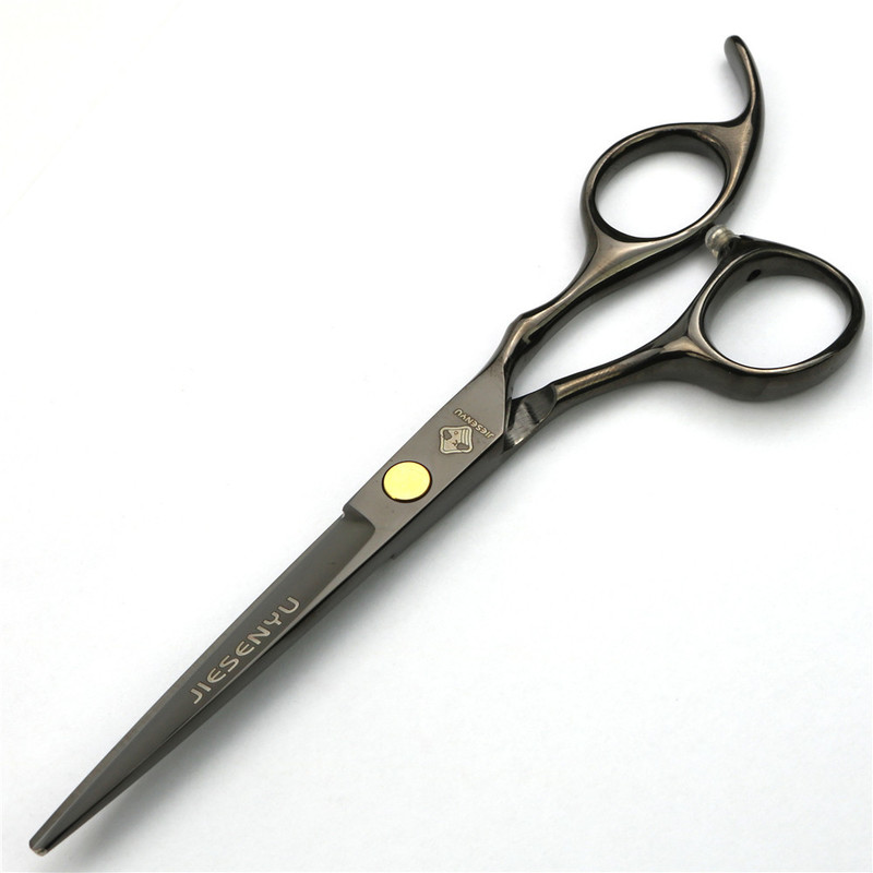 Japanese scissors 6 inch gold blind hole screw comb set hairdressing professional 220317