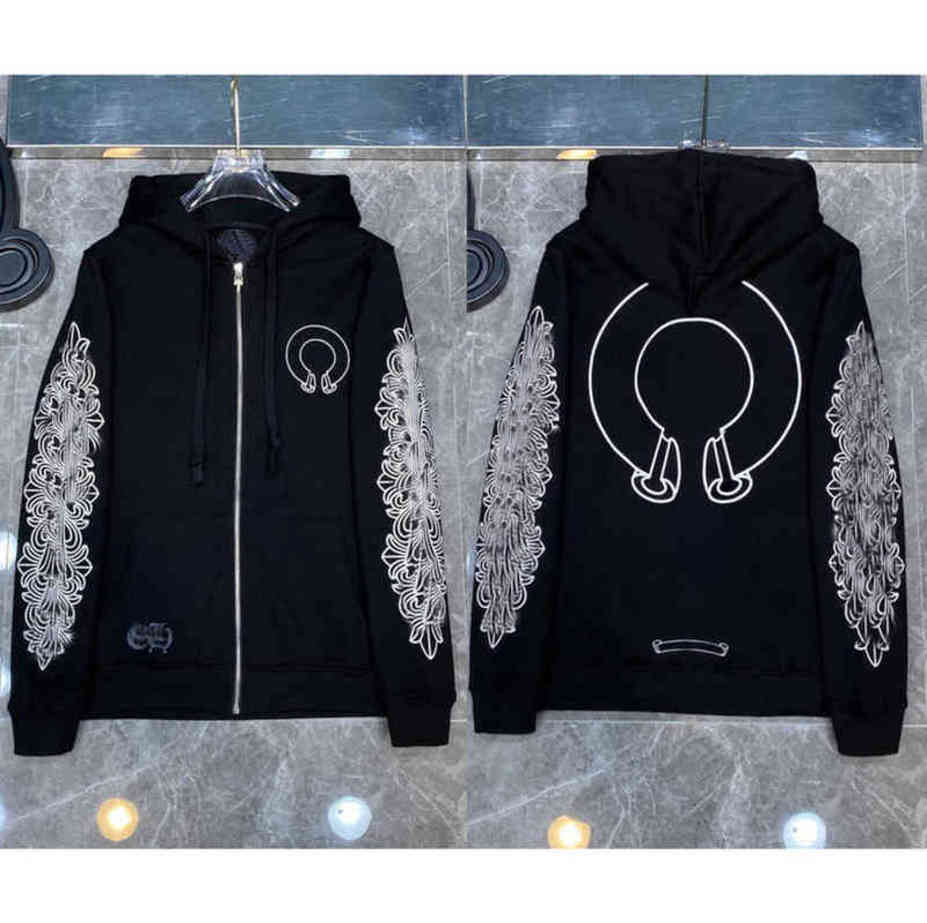 Fashion Designer Men's Jackets Brand Luxury Zipper Sweatshirts Horseshoe Cross Print Ch Hoodies Men Women Tops Coat Casual Pullover Loose Hoodie Sweater Jacket 95i1, 15
Fashion Designer Men's Jackets Brand Luxury Zipper Sweatshirts Horseshoe Cross Print Ch Hoodies Men Women Tops Coat Casual Pullover Loose Hoodie Sweater Jacket 95i1, 15