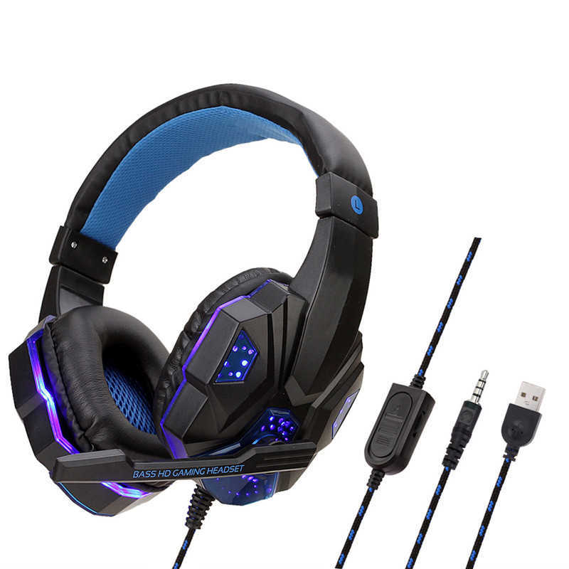 wired Soyto computer PS4/PS5 game luminous Headphones headset